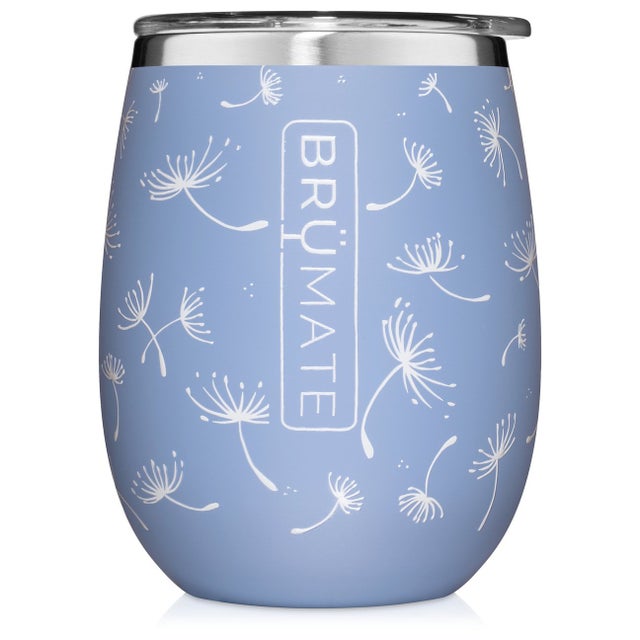 BruMate: Uncork'd XL 14oz Wine Tumbler | Glitter Mermaid